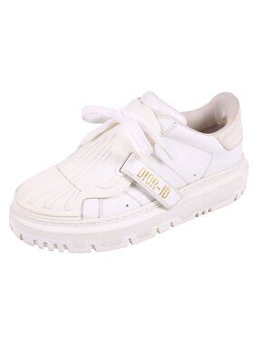 Dior Sneakers id Low Cut Shoes Leather Rubber White